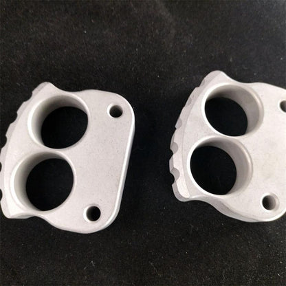 Portable Steel Knuckle Duster for Self-Defense and Everyday Carry Use 