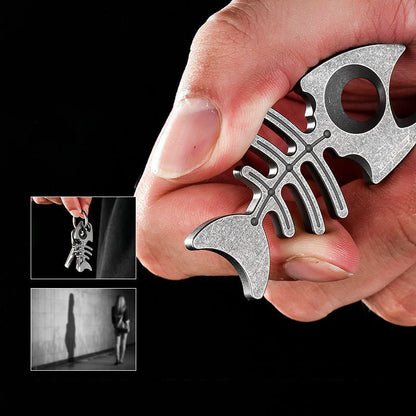 Titanium EDC Bottle Opener with Built-In Self-Defense Feature