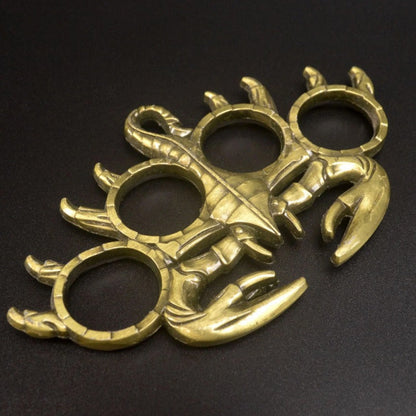 Scorpion Design Knuckle Duster Four Finger Protection Tool