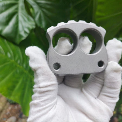 Portable Steel Knuckle Duster for Self-Defense and Everyday Carry Use 