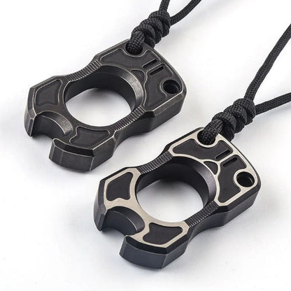 TC4 Titanium One Finger Self-Defense Knuckle Duster for Security