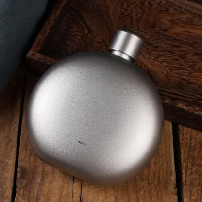 Trailblazer 450ml Titan Adventure Flask for Outdoor Journeys