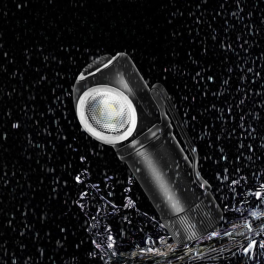 Portable Waterproof Headlamp with Removable Flashlight Torch for Night Use