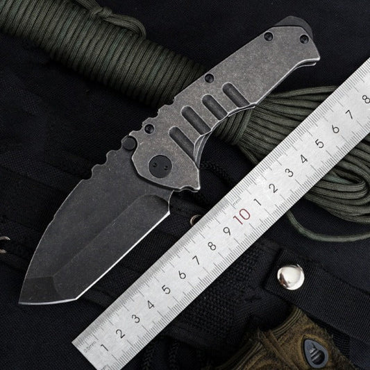 G10 Handle Tactical Folding Knife with 9cr18mov Blade for Outdoor Camping Gear