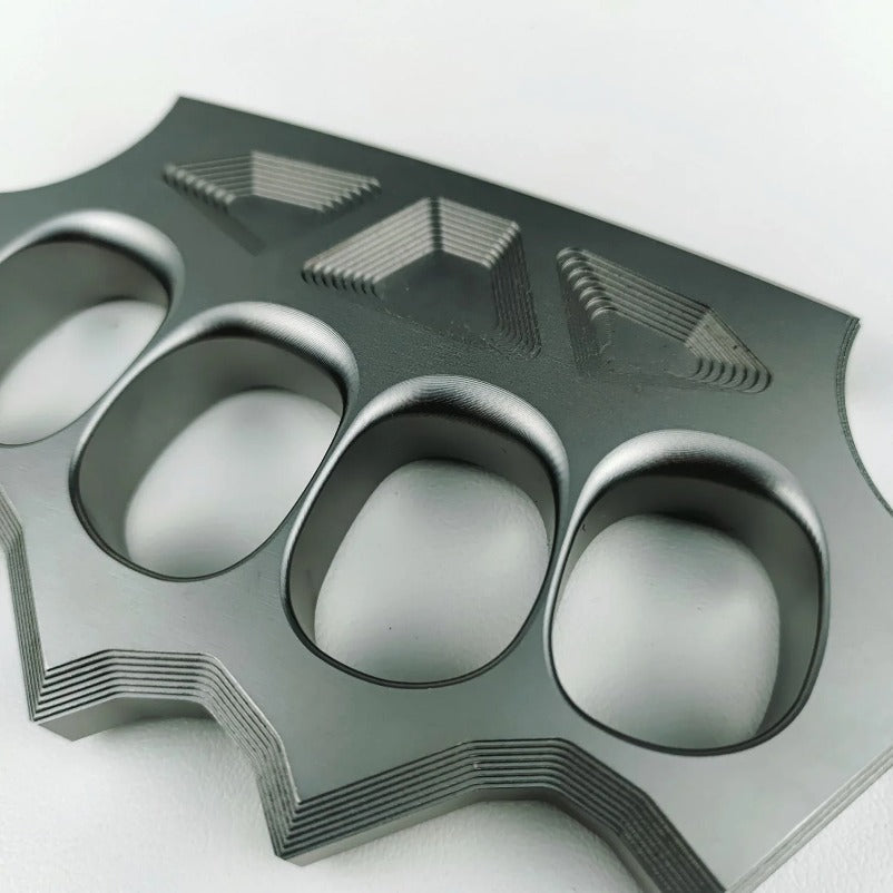 Self-Defense EDC Gear Solid Integrated Steel Knuckle Duster