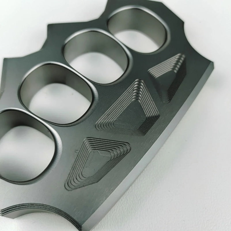 Self-Defense EDC Gear Solid Integrated Steel Knuckle Duster