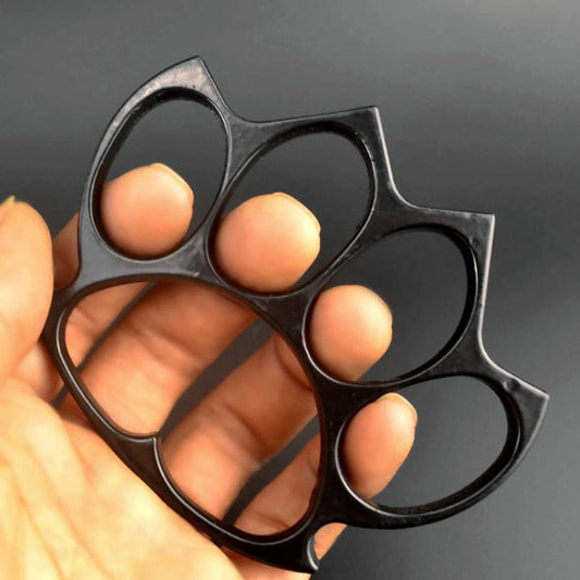 Solid Brass Assassins Knuckles Duster Self-Defense Tool
