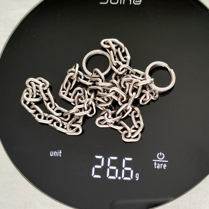 Welded Titanium Wallet Chain Quick Clip Motorcycle Keychain Belt Loop EDC