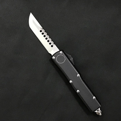 Aluminum Handle Survival Knife Tactical Outdoor Defense Camping Pocket Gear