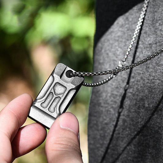 High-Volume Dual Chamber Titanium Whistle for Clear Sound