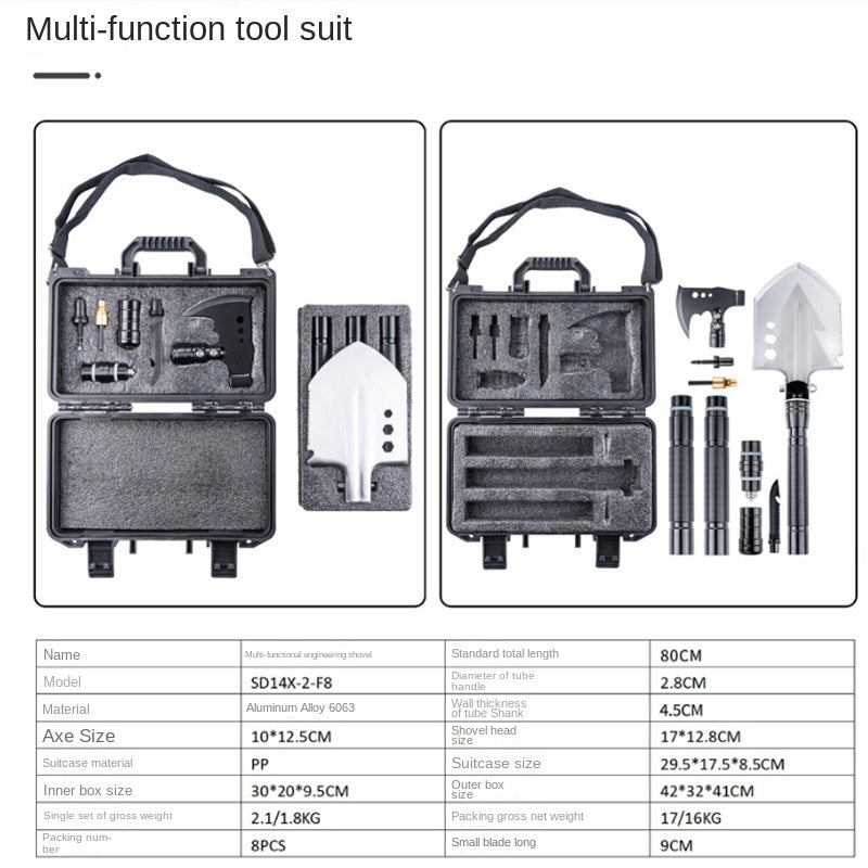 Survival Shovel Multifunctional Soldier Tool for Outdoor Adventures