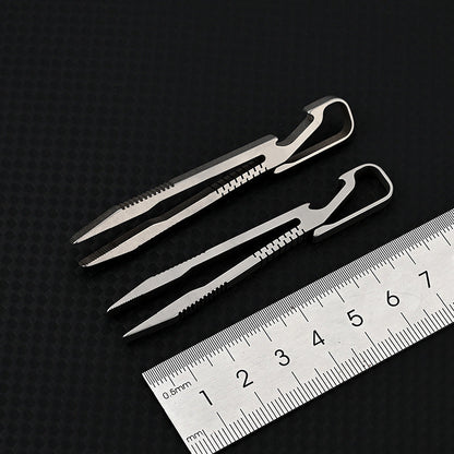 TC4 Titanium Compact Tweezer Keychain for Everyday Carry