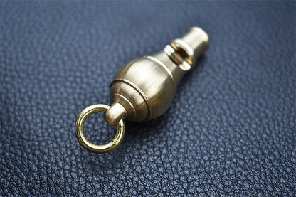 Brass Cannon Blast Loud Survival Whistle for Emergency Situations