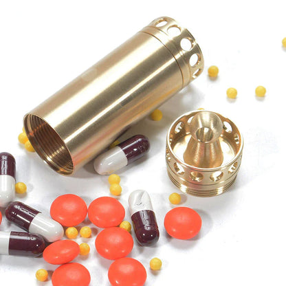 FieldMedix Copper Vault Portable EDC Pill Storage Case