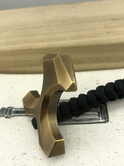 Brass Cross Guard EDC Tool