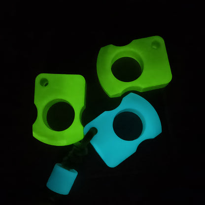 AFK Fluorescent Self-Defense Finger Keychain