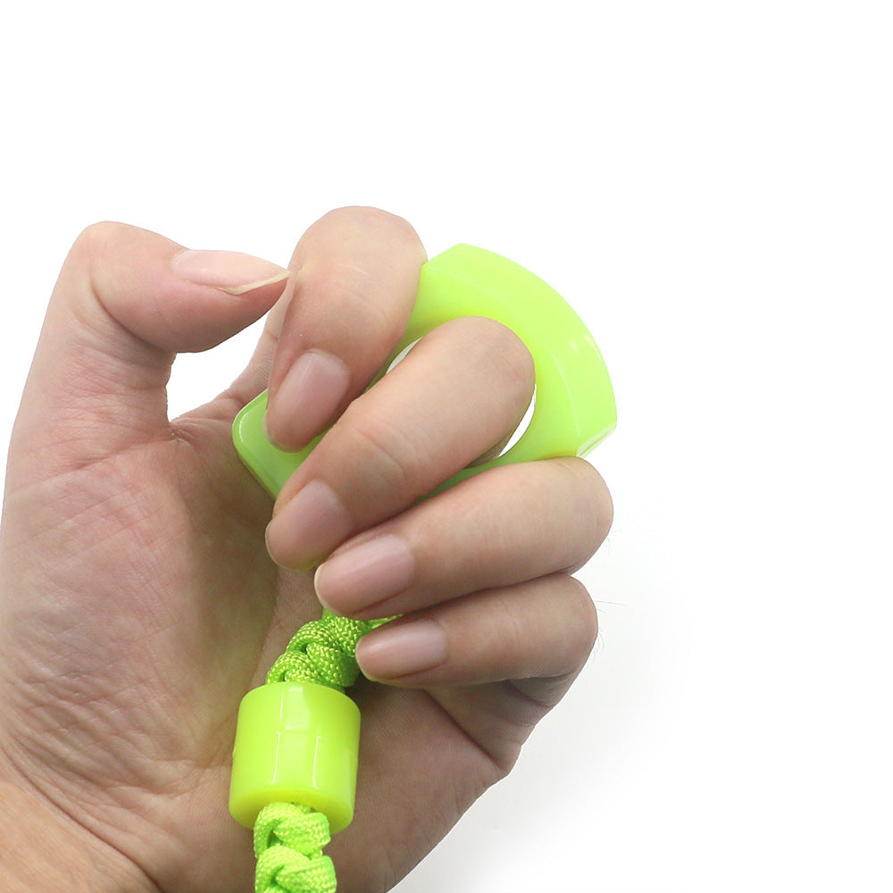 AFK Fluorescent Self-Defense Finger Keychain