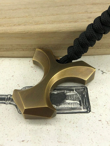 Brass Cross Guard EDC Tool