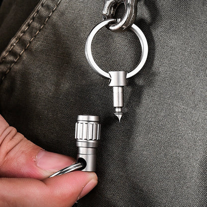 Portable TitanTwist Key Fob with Emergency Knife Feature