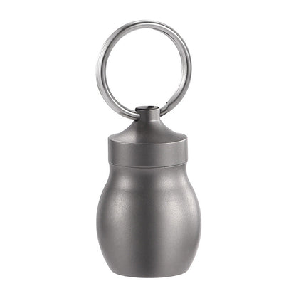 Portable PillSafe Capsule Crafted from Titanium