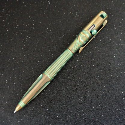 Multi-Utility Titanium Pen with Edge Defender for Tactical Use