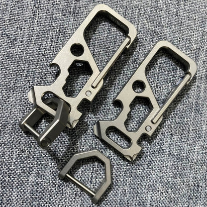TC4 Titanium Utility Keychain Tool for Multi-Purpose Use