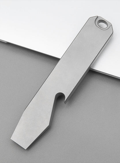 Titanium Fidget Tool with Pry Bar and Bottle Opener for EDC Use
