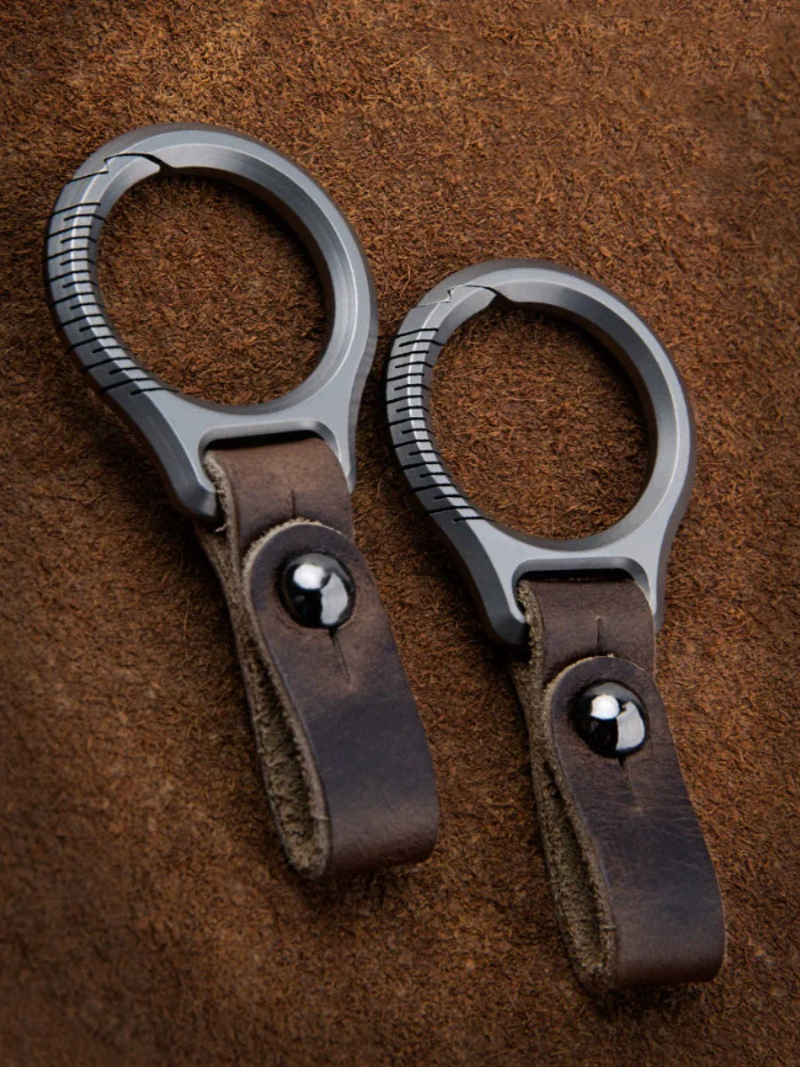 High-End Titanium Alloy Multi-Tool Keychain for Survival and EDC