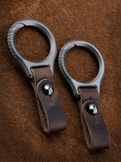 High-End Titanium Alloy Multi-Tool Keychain for Survival and EDC