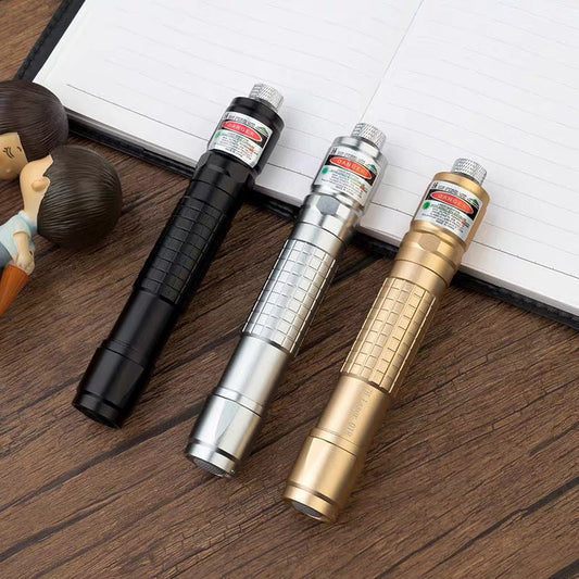 Laser Torch Light Embedded in EDC Pen Design