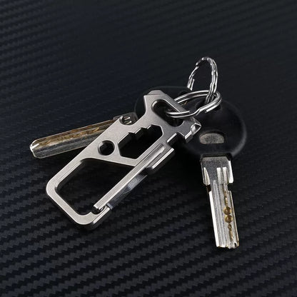 TC4 Titanium Utility Keychain Tool for Multi-Purpose Use