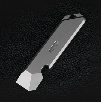 Mini Titanium Pry Bar EDC Tool for Outdoor Gear and Self Defense