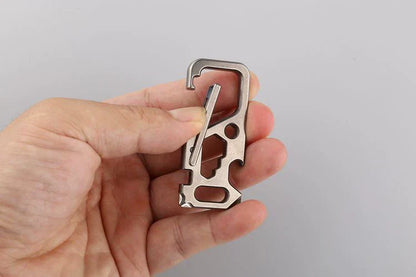 TC4 Titanium Utility Keychain Tool for Multi-Purpose Use