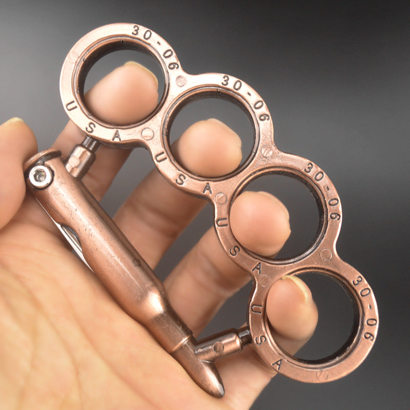 Metal Knuckle Duster Multifunctional Tool for Martial Arts Self-Defense