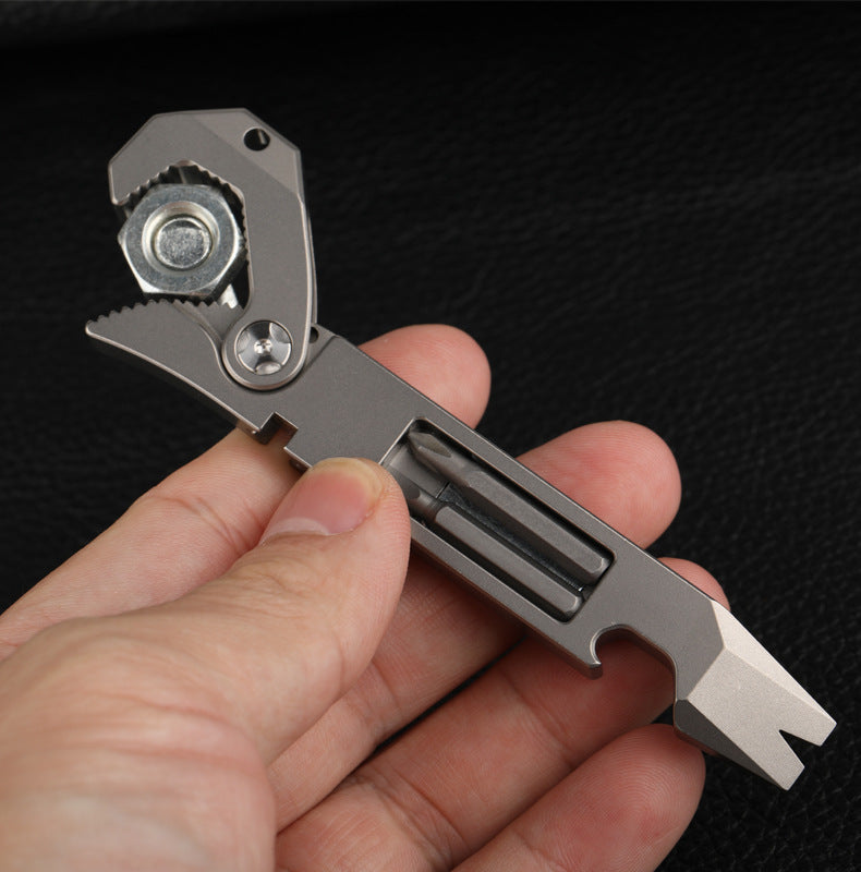 Titan TactiTool Durable Alloy Multi-Tool Flipper for Everyday Carry