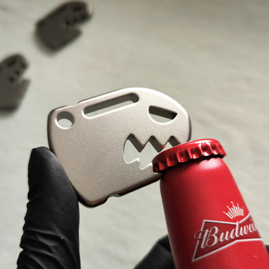 SharkBite Titan Keychain Bottle Opener Tool for EDC Use
