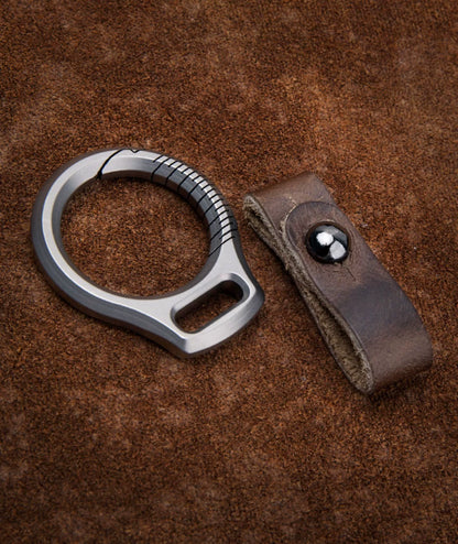 High-End Titanium Alloy Multi-Tool Keychain for Survival and EDC