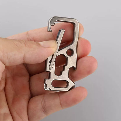TC4 Titanium Utility Keychain Tool for Multi-Purpose Use