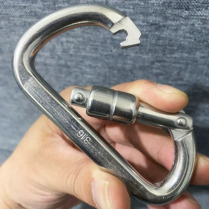 Titan GripLock D-Rig Clip for Secure Climbing and Hauling Tasks