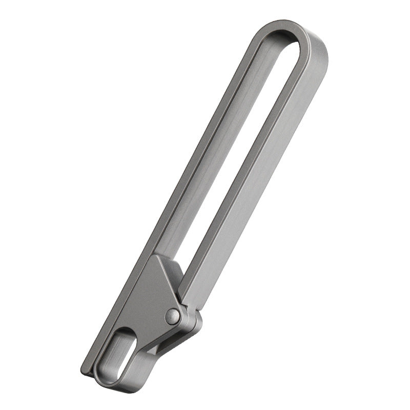 Lightweight Titanium Key Holder for Men Waist Clip and Sports Keychain