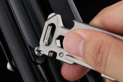 TC4 Titanium Utility Keychain Tool for Multi-Purpose Use