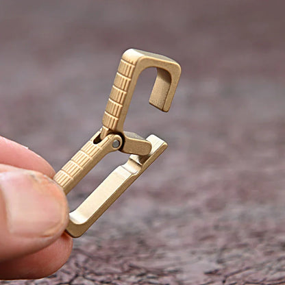 Quick Release Brass Key Holder