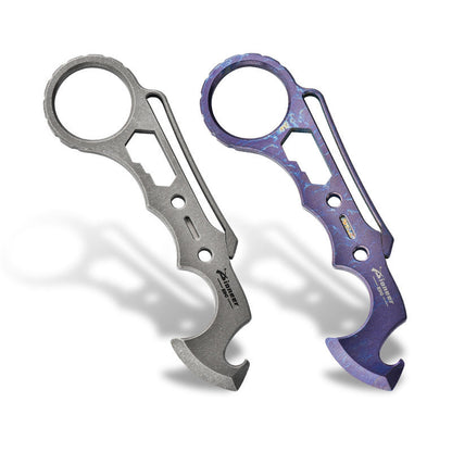 Titanium Card MultiTool with Knuckle Duster for Tactical and Everyday Use
