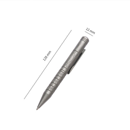 Titanium Tactical Pen Designed for Emergency Window Breaking