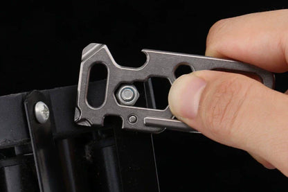 TC4 Titanium Utility Keychain Tool for Multi-Purpose Use