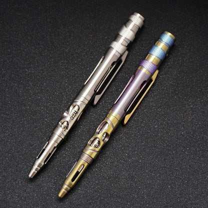 Tactical Titanium Pen Light for Self-Defense and Utility