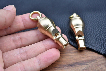 Brass Cannon Blast Loud Survival Whistle for Emergency Situations
