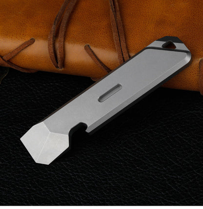 Mini Titanium Pry Bar EDC Tool for Outdoor Gear and Self Defense