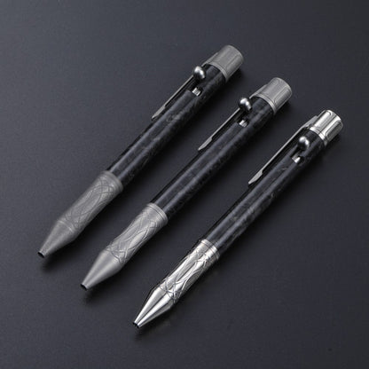 Titan Tactix Carbon Fiber Pen with Break-Safe Mechanism