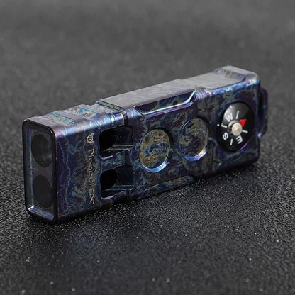 Titanium Whistle with Compass Combo for Adventurers